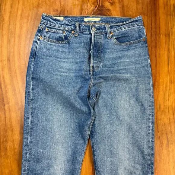 Levi's Wedgie Straight Jeans Women's 29 x 25.5 LVC Premium Stretch Denim E4-17 - Picture 3 of 8